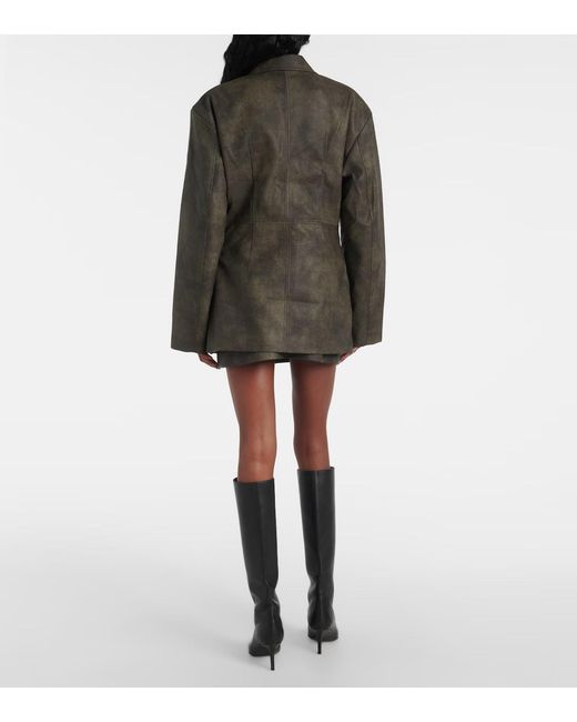 AYA MUSE Black Kaya Faux Leather Jacket