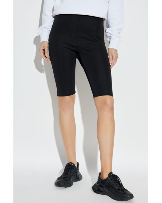 Dolce & Gabbana Black Logo Waistband Leggings