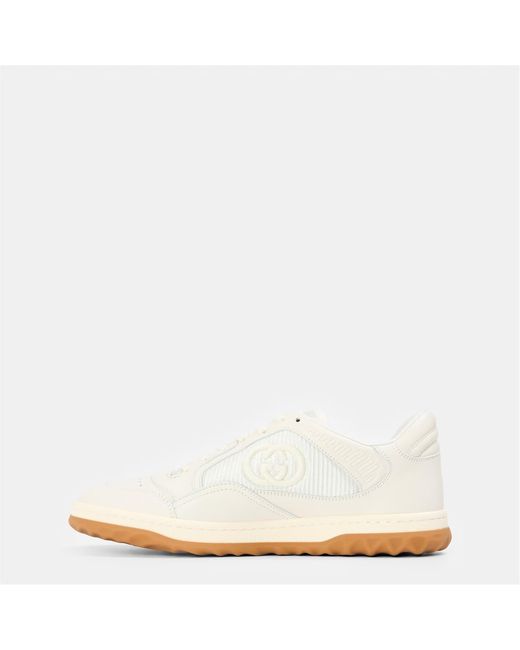 Gucci White Mac80 Leather Sneakers