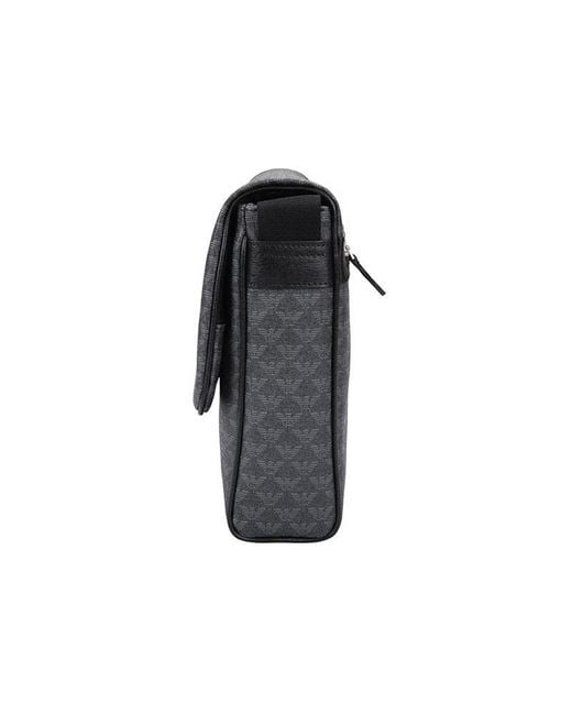 Emporio Armani Gray Logo Details Cross-Body Bag for men