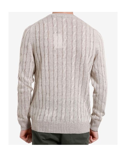 Gran Sasso Multicolor Long-Sleeved Sweater for men