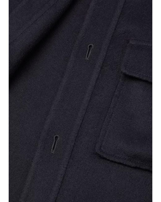 Loro Piana Blue Jim Overshirt for men