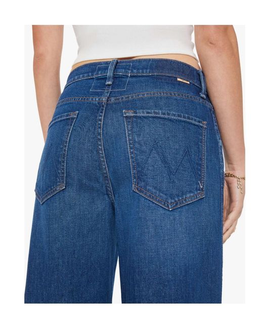 Mother Blue The Delinquent Ankle Jeans
