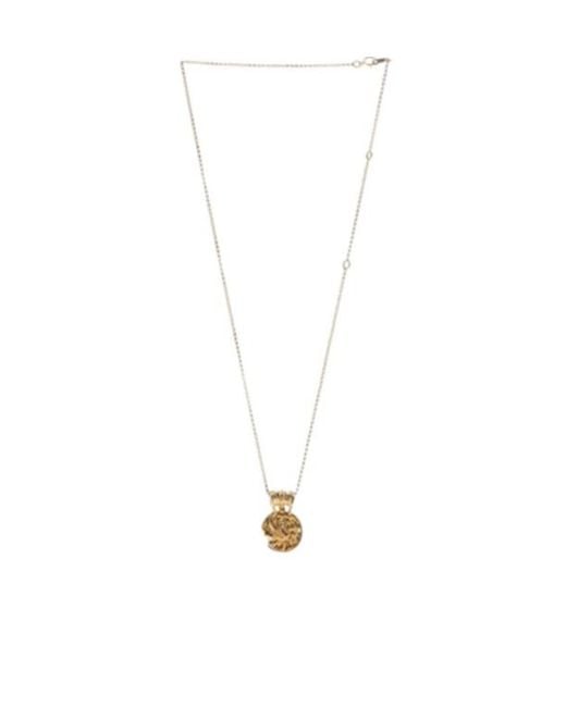 Alighieri White Logo Necklace