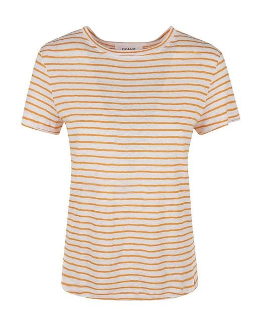 FRAME Natural T-Shirts And Polos