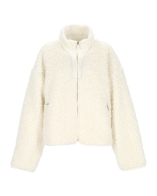 Entire studios Natural Sherpa Zip Jacket