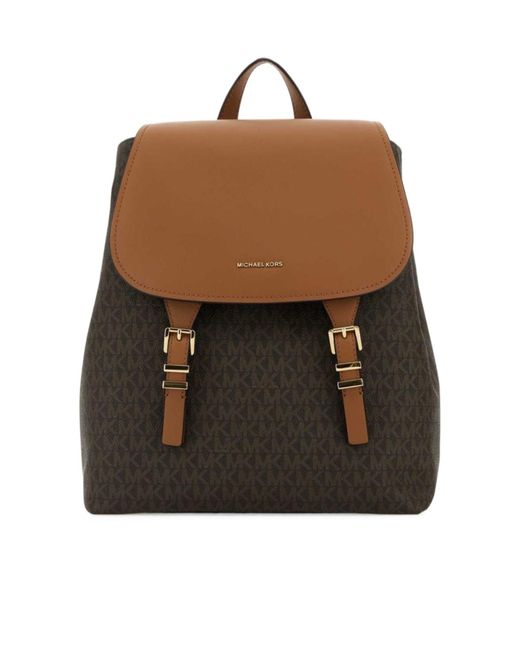 MICHAEL Michael Kors Black Foldover Top Backpack