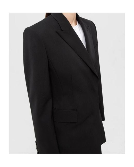 Juun.J Black Long-Sleeved Suit Jacket