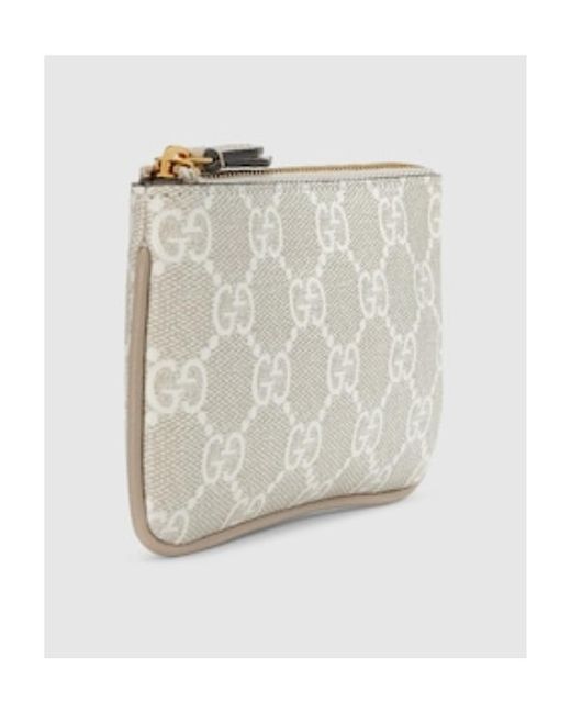 Gucci White Ophidia Key Case