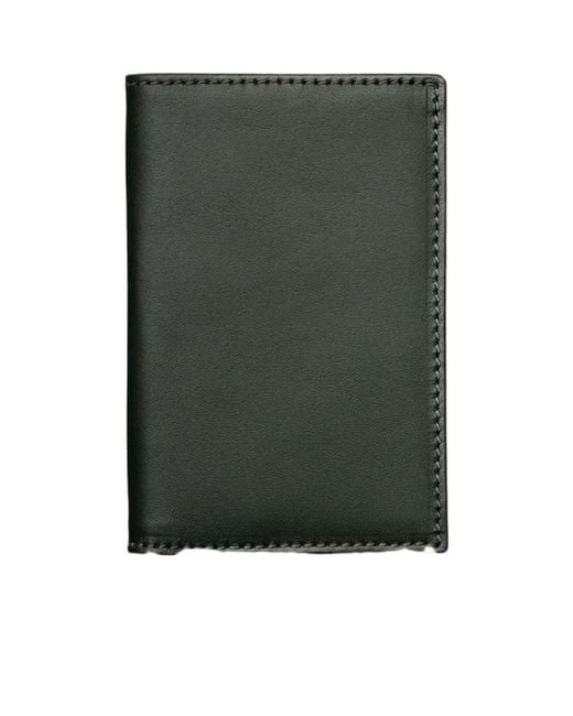 Comme des Garçons Green Logo Wallet for men