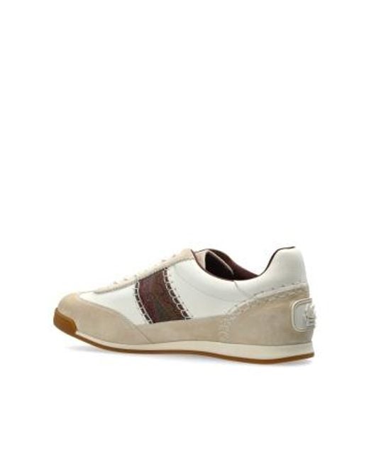Etro White Sports Shoes With Logo, for men