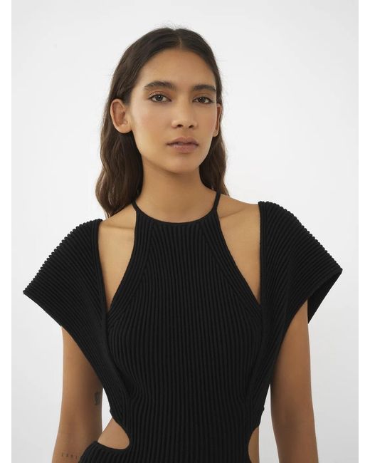 Chloé Black Chloé Cut-Out Sleeveless Maxi Dress