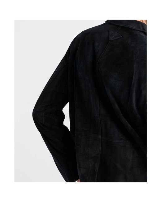 Prada Black Single Breasted Long-Sleeved Jacket for men