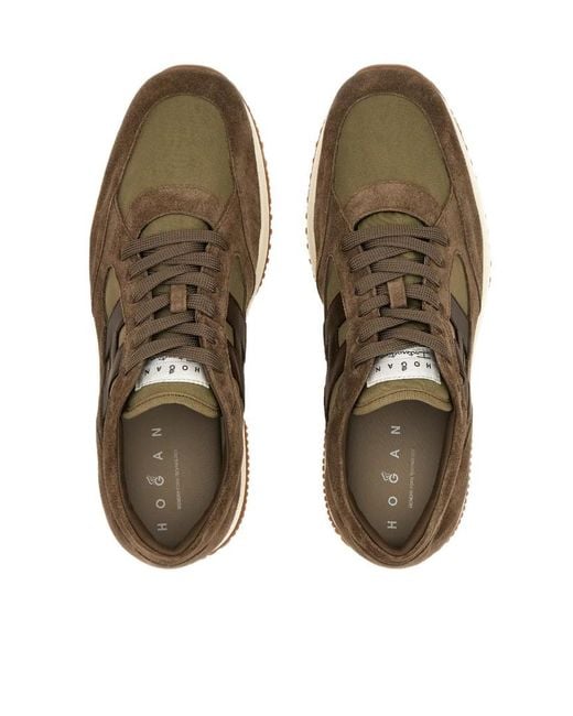 Hogan Brown Sneakers Interactive for men