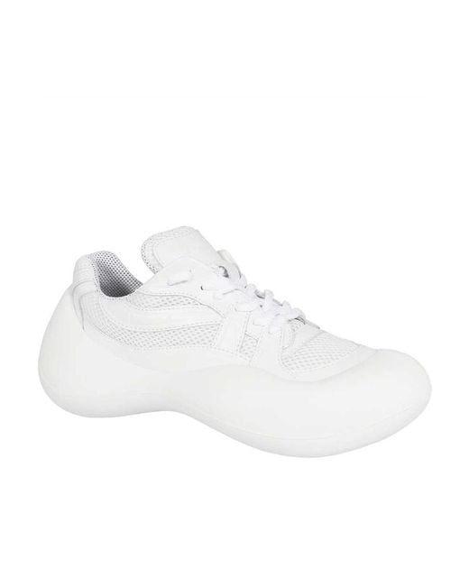 J.W. Anderson White Low-Top Sports Shoes