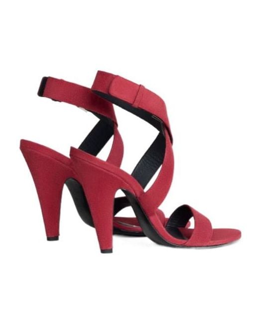 Alaïa Pink Alaïa Cone Sandals