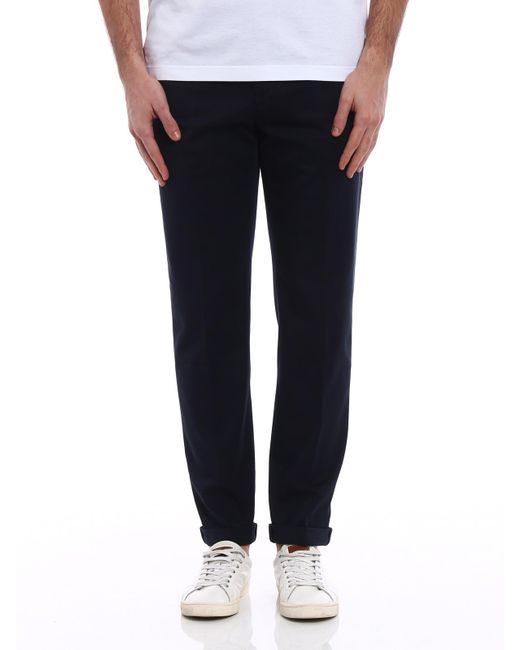 Prada Blue Straight Casual Pants for men