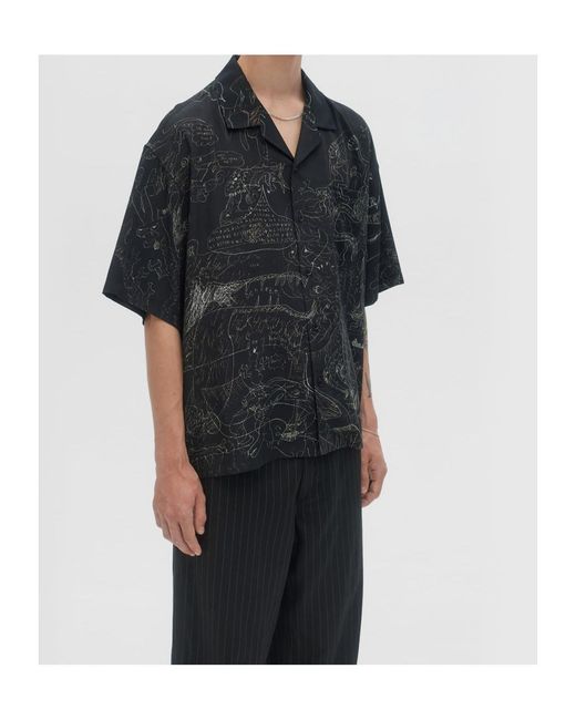 DOMREBEL Black Utopia Shirt for men