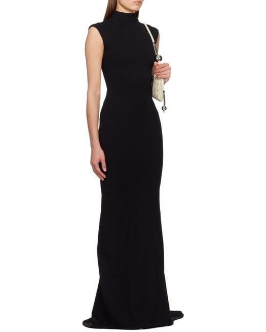 Jacquemus Black Figure-Hugging Maxi Dress