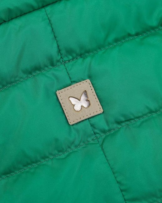 Weekend by Maxmara Green Hooded Quilted Down Jacket