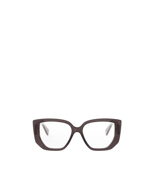 Céline White Full Frame Plain Mirror