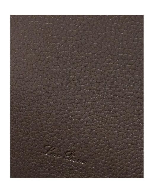 Loro Piana Brown Extra-Large Bale Hobo Bag for men