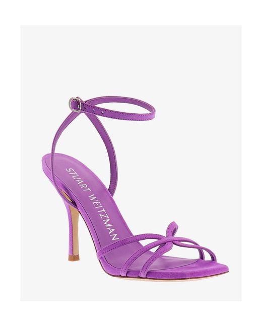 Stuart Weitzman Pink High Heeled Sandals