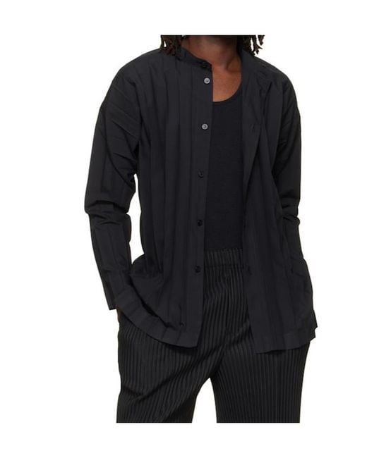 Homme Plissé Issey Miyake Black Edge Shirt for men