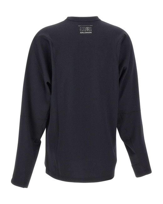 MM6 MAISON MARGIELA X SALOMON Blue Mm6 Maison Margiela Salomon Long-Sleeve Top