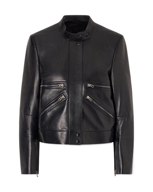 Tom Ford Black Leather Biker Jacket