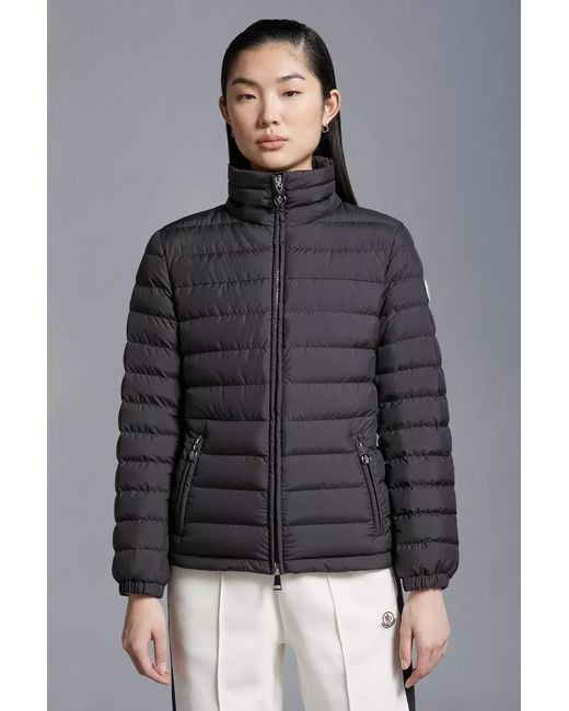 Moncler Gray High Neck Quilted Jacket