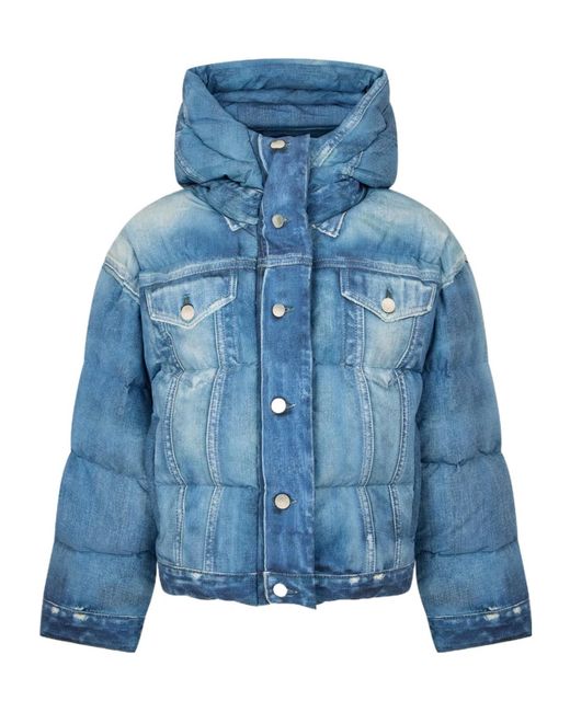 Acne Blue Omenta Bomber Jacket