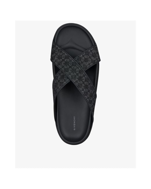 Givenchy Brown G Plage Flat Mules for men