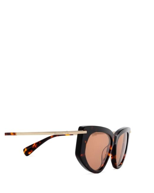 Max Mara Natural Cat-Eye Sunglasses