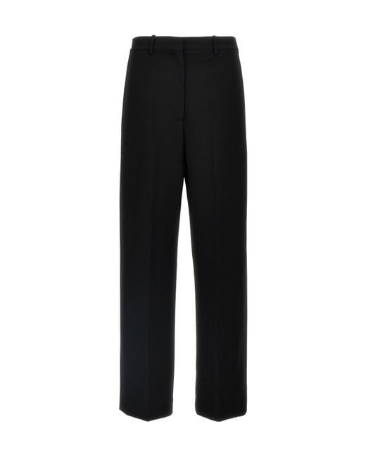 Theory Black Admiral Straight Trousers