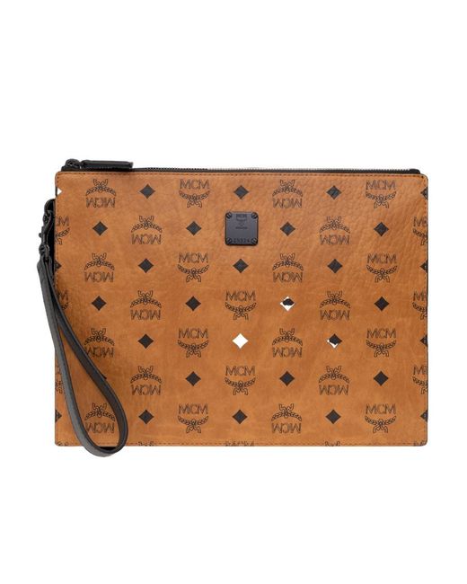 MCM Brown Logo Handbag