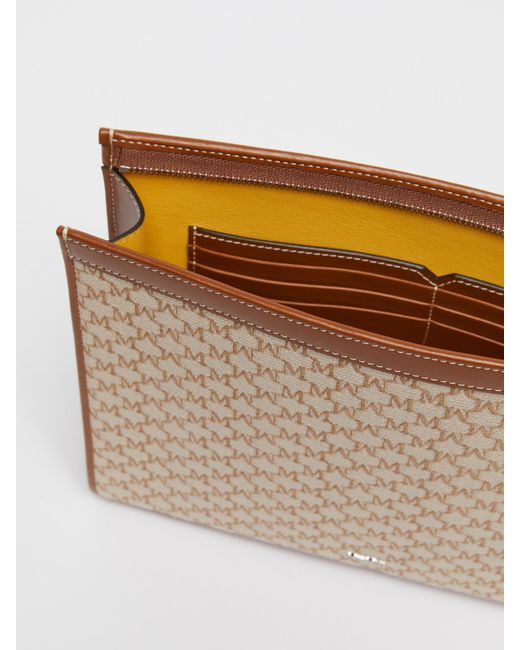 Max Mara White Mmtrousses Logo Plaque Zip-Up Wallet