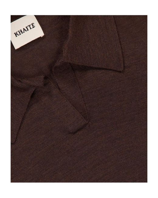 Khaite Brown Morgane Top