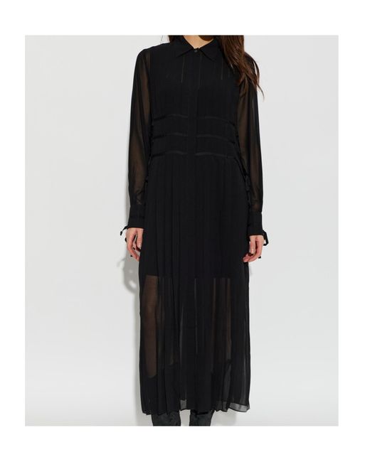 AllSaints Black Long Sleeve Dress