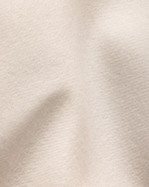 Prada Natural Fringed Logo Scarf
