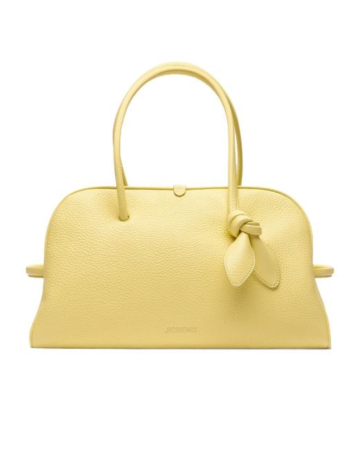 Jacquemus Yellow Le Turismo Zipped Shoulder Bag
