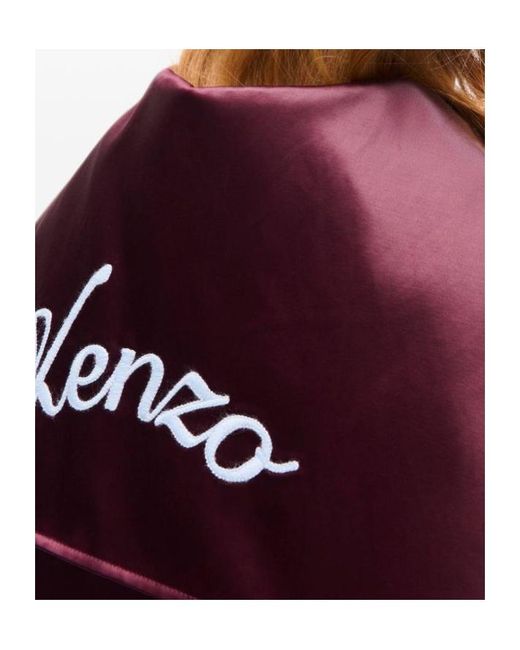 KENZO Purple Varsity' Cropped Bomber