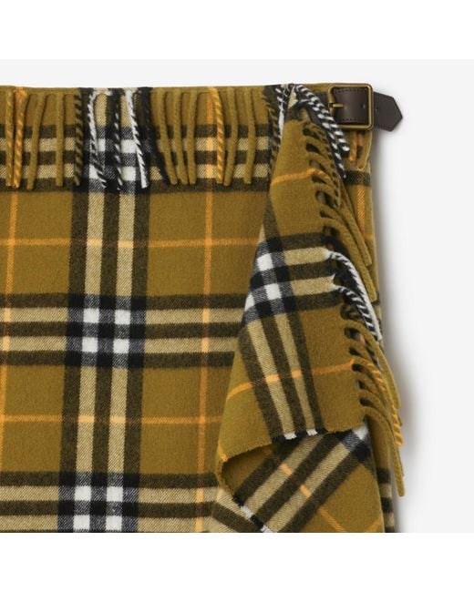 Burberry Metallic Gonna Con Fibbia Decorativa