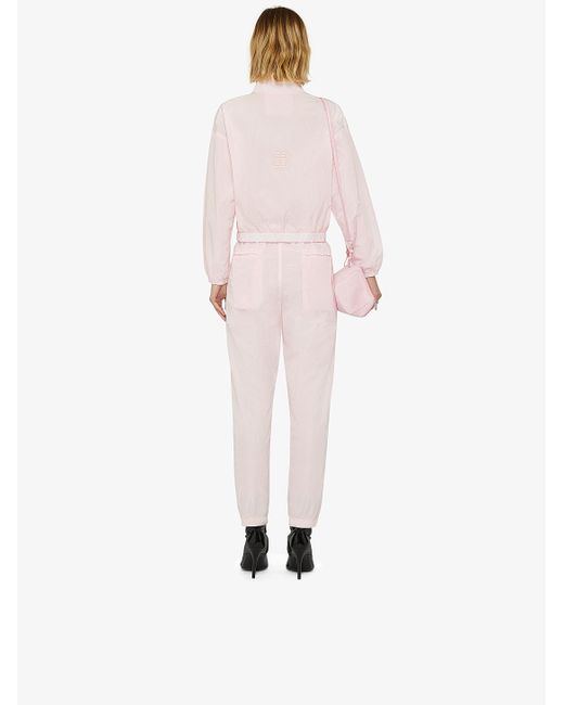 Givenchy Pink 4G Cropped Jogger Pants