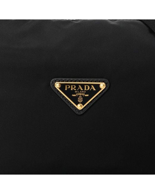 Prada Black Solid Color Shoulder Bag