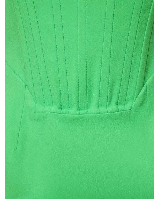 GIUSEPPE DI MORABITO Green Cady Envers Satin Mini Dress