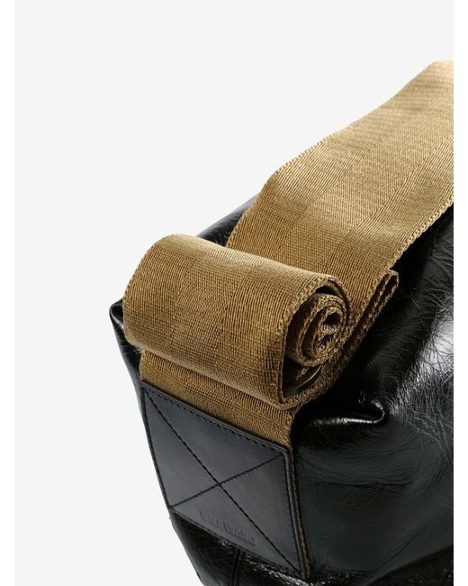 Uma Wang Black Medium Shoulder Bag
