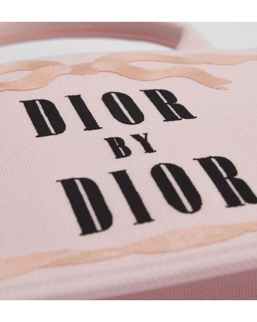 Dior Pink Medium Book Tote With Strap