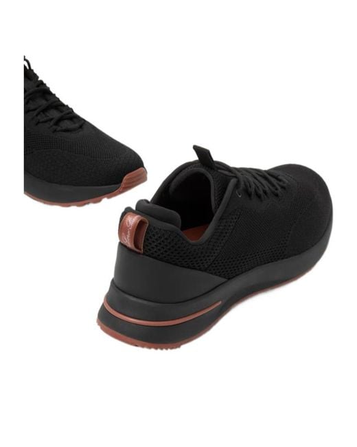 Loro Piana Black Week End Walk Sneaker for men