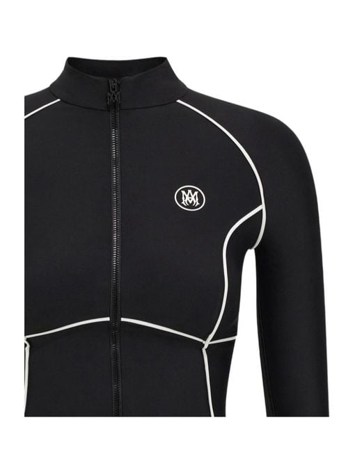 Amiri Black Casual Zip-Up Jacket